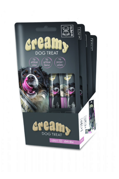 CREAMY KÖPEK ÖDÜLÜ MORİNA BALIKLI BİFTEKLİ 4X15GR -12'Lİ .5